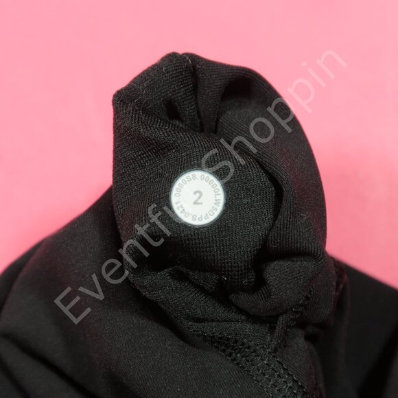 Lululemon Tights Womens 2 Black Wunder Under Lunar New Year High Rise 25 - Picture 6 of 7